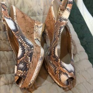 Stuart Weitzman wedge high heels